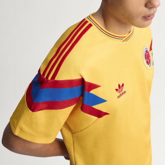 1990 Colombia Away Authentic Player Edition Jersey (Customizable)