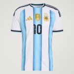 Argentina 26 Home Messi 10 Authentic Jersey