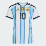 Argentina 26 Home Messi 10 Women's Fan Jersey